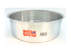 TORTERA 30 CM FONDO MOVIL ALTA ALUMINIO