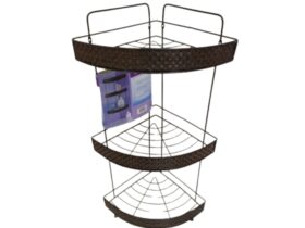 ESQUINERO COBREADO 3 ESTANTES LUXE