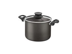 OLLA PARIS NEGRA 22 CON ASAS  6 LTS TRAMONTINA