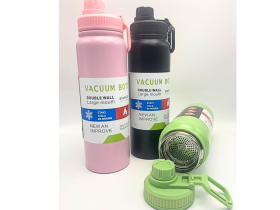 BOTELLA DEPORTIVA COLOR 800ML CIERRE ROSCA