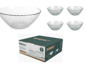 JUEGO DE COMPOTERA 5 PCS FIRENZE DURAX